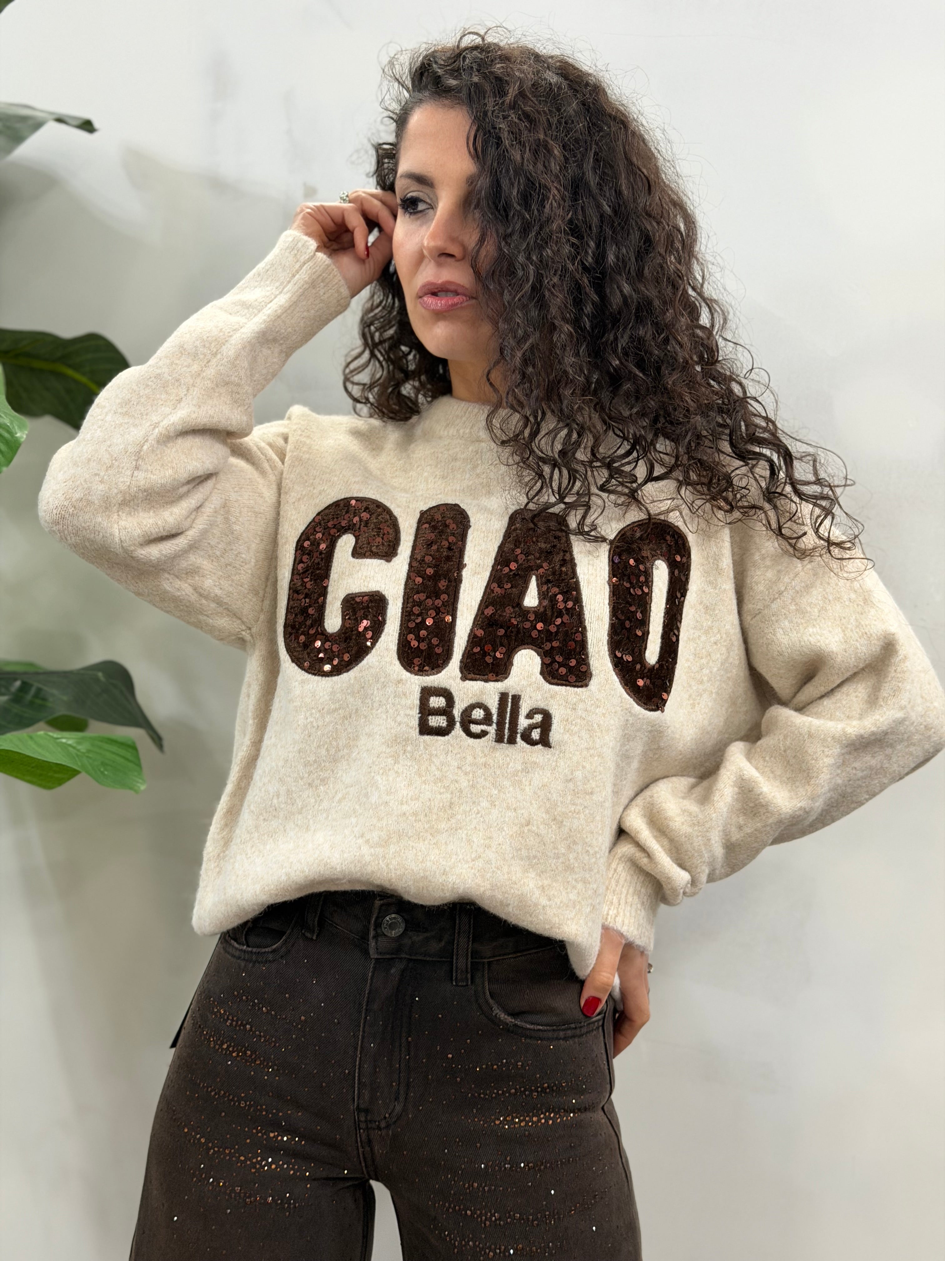 A-Story Pullover “Ciao”