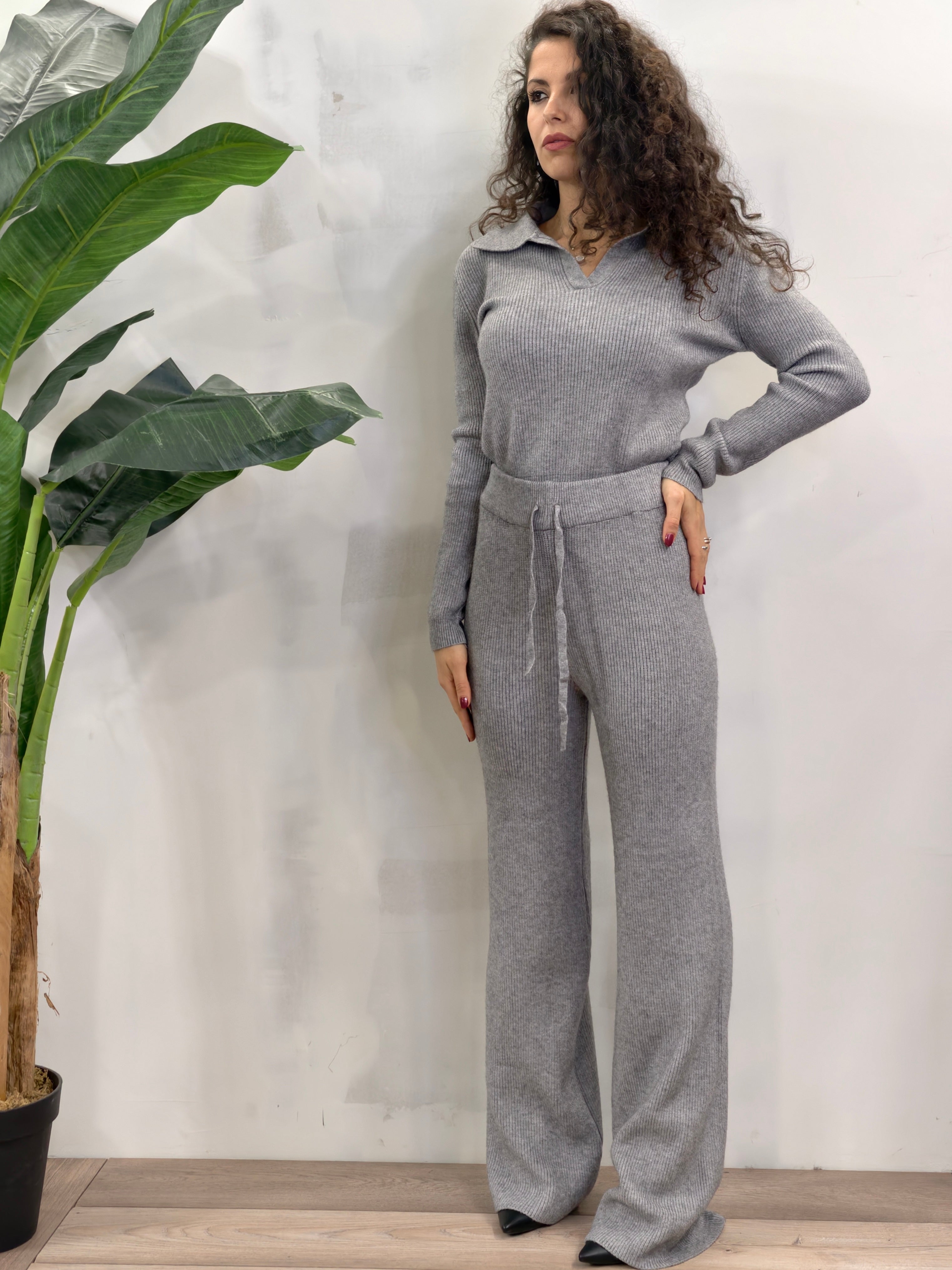 Coord-Set Polo Grigio