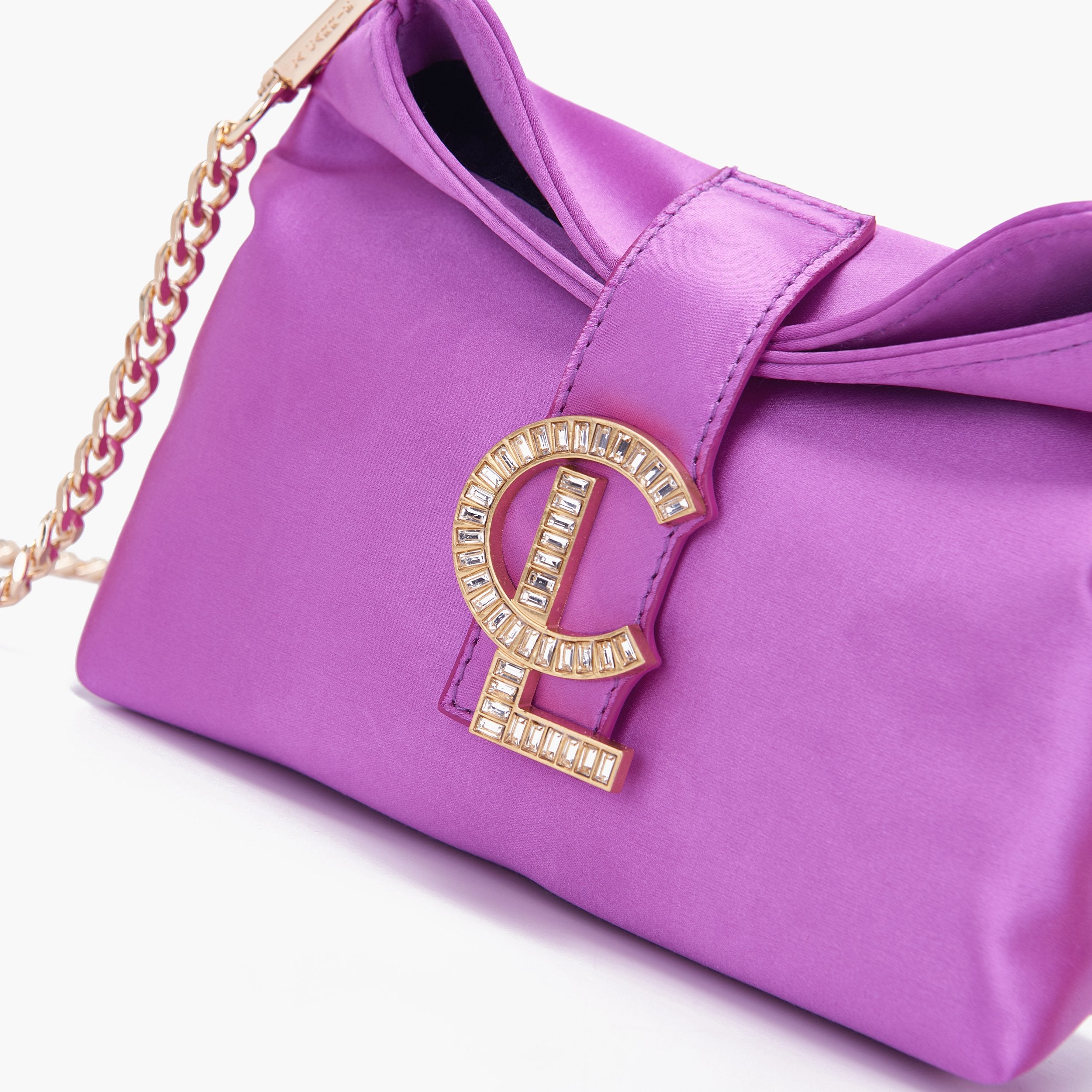 La Carrie Pochette Raso Violet