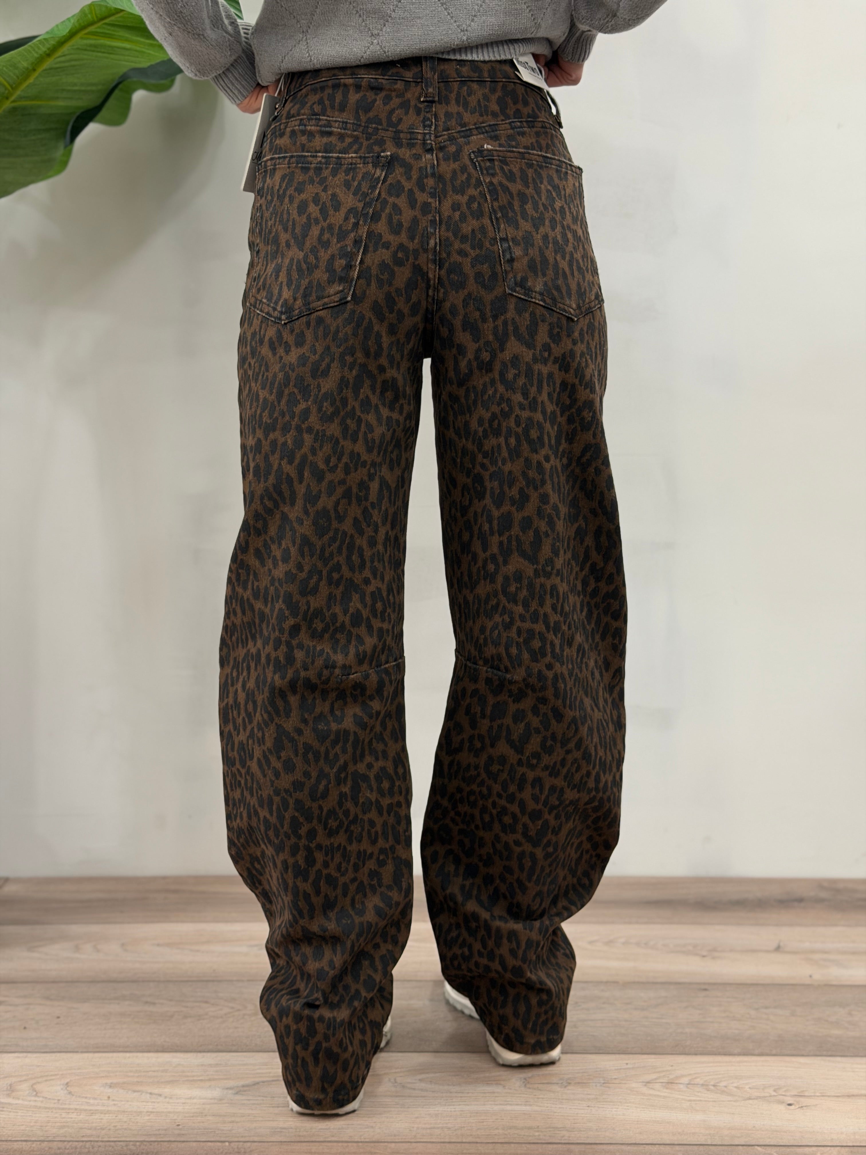 Jeans Ballon Animalier