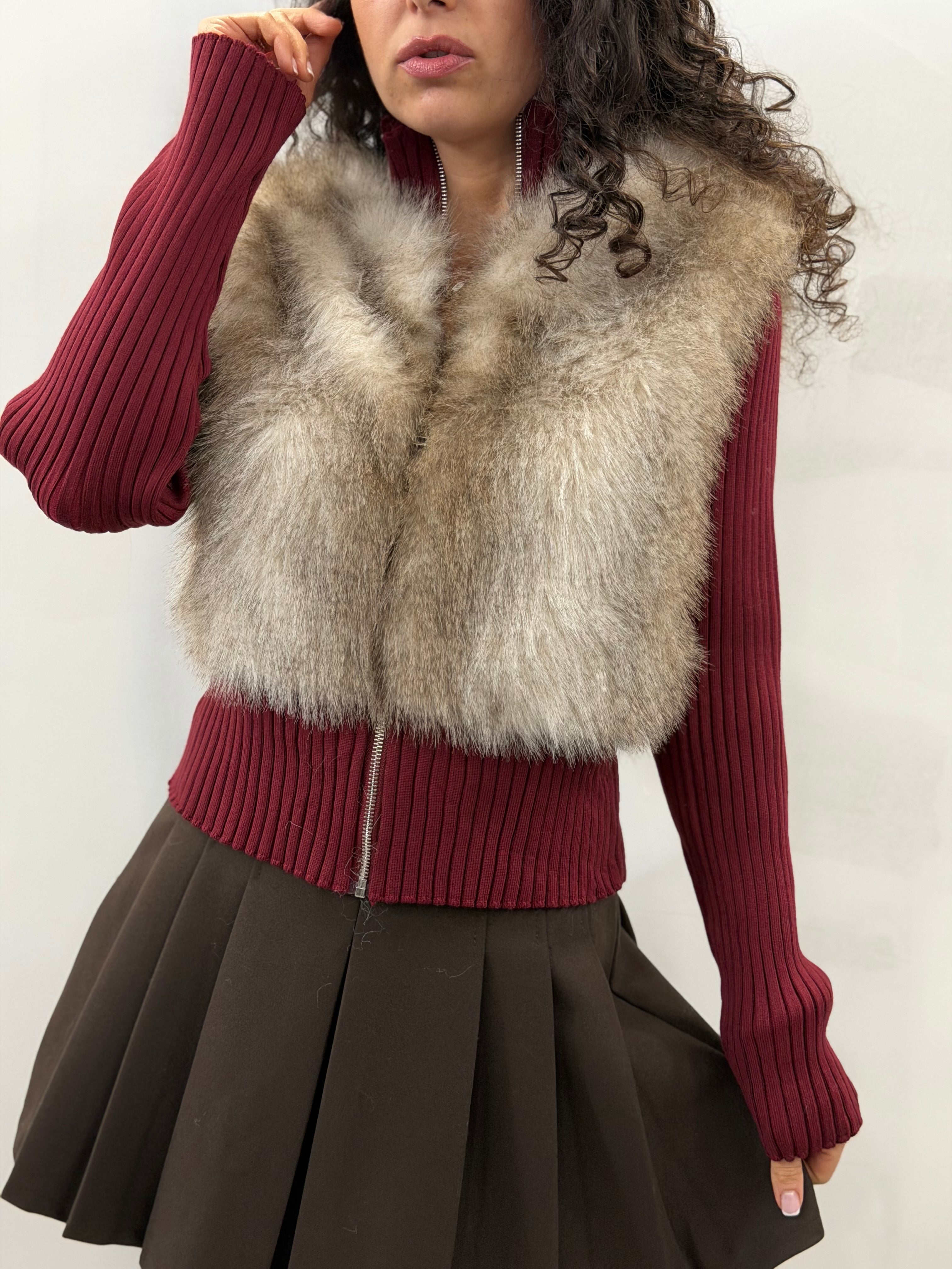 Cardigan Hug Bordeaux