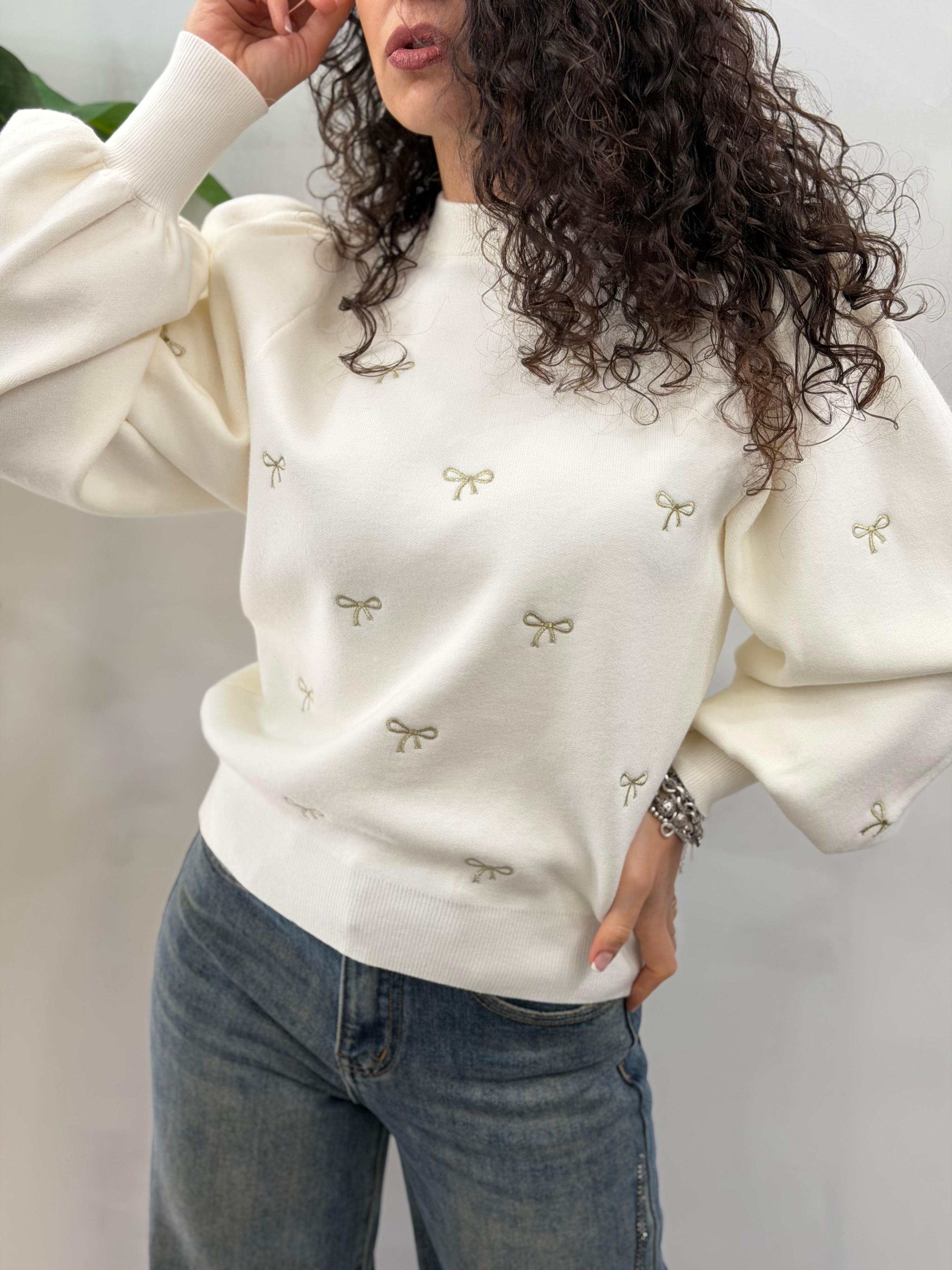 Pull Fiocchetti Bianco