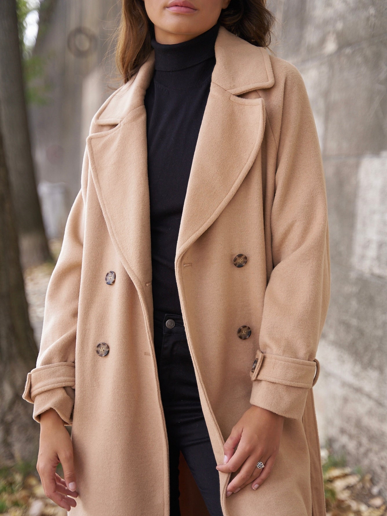 Cappotto Attentif Camel