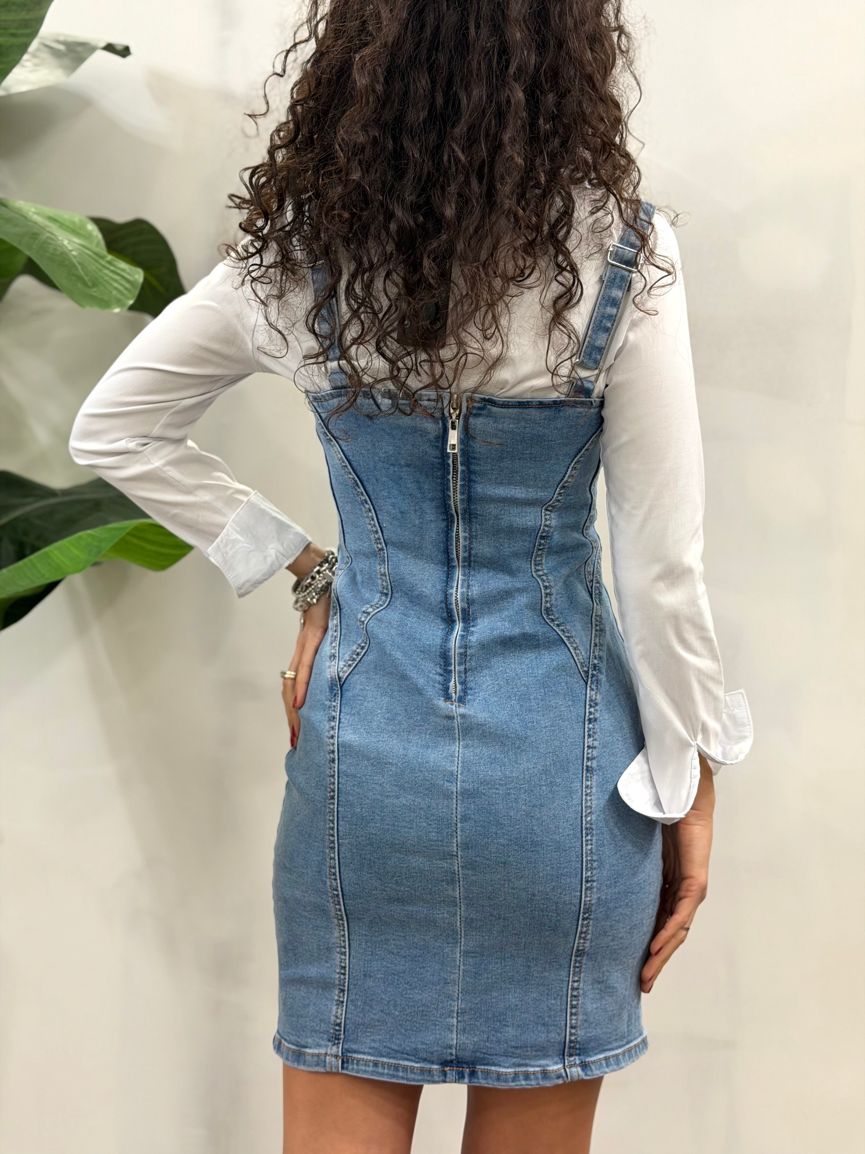 Abito Denim Conchiglia