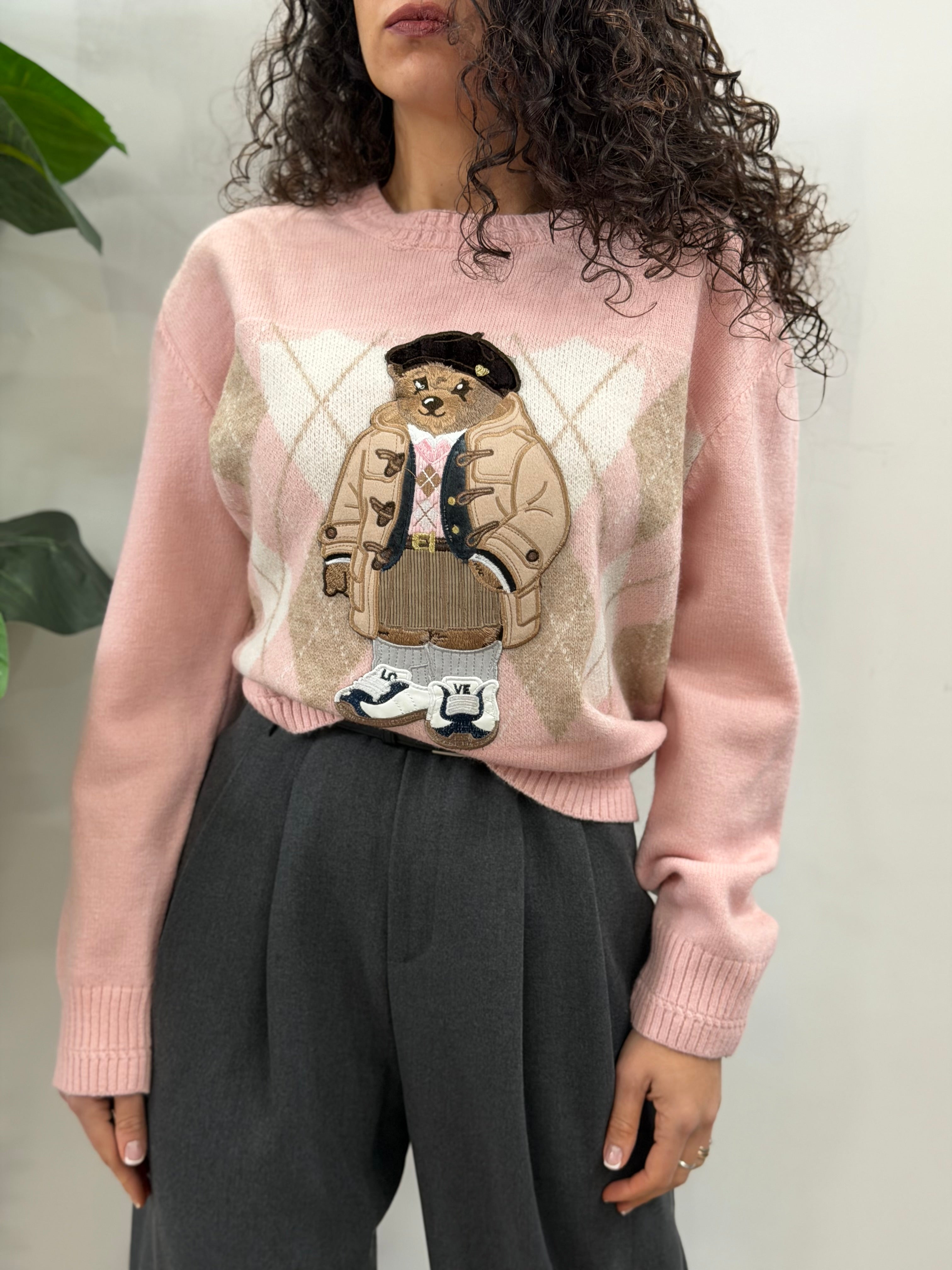 Maglia Teddy Rombi Pink