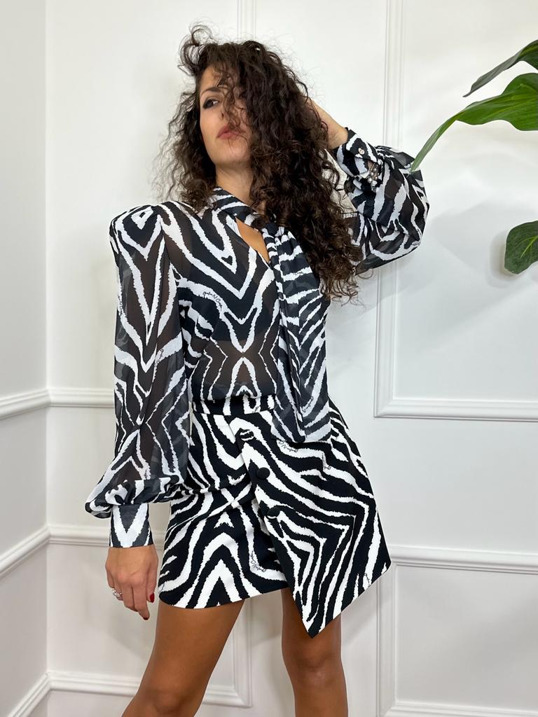 Giulia N. Blusa Zebra