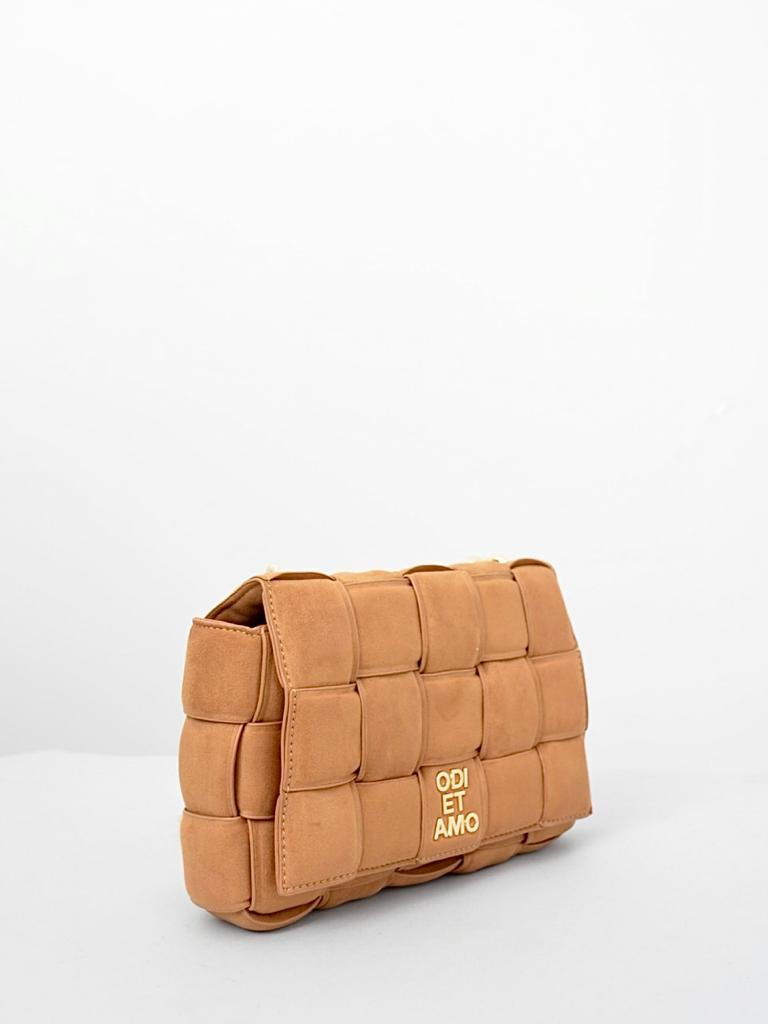 Odi et Amo Tracolla Camoscio Camel