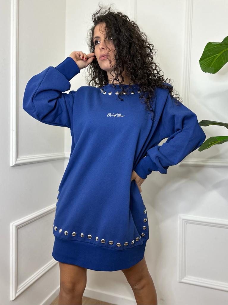 Odi et Amo Abito Borchie Blu