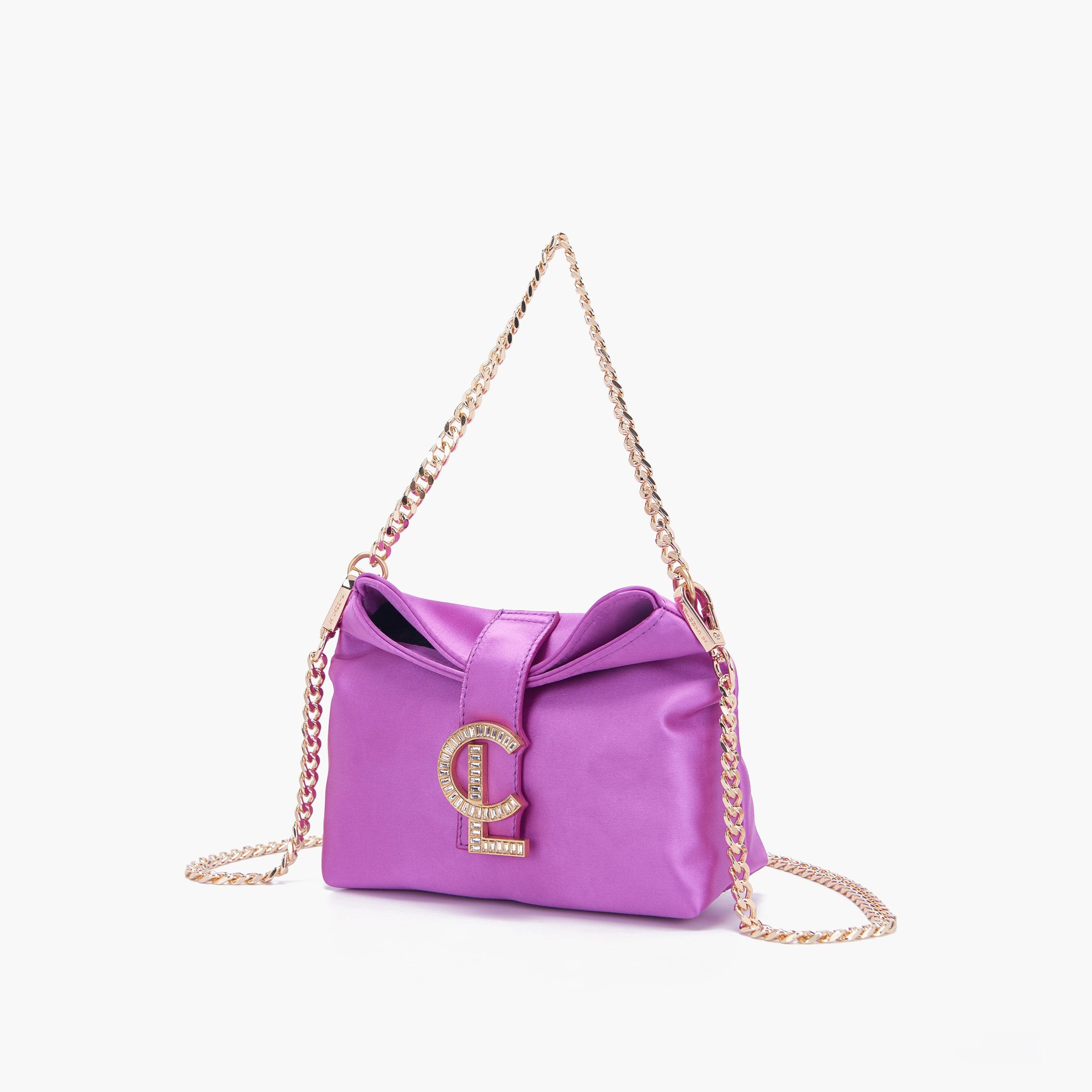 La Carrie Pochette Raso Violet