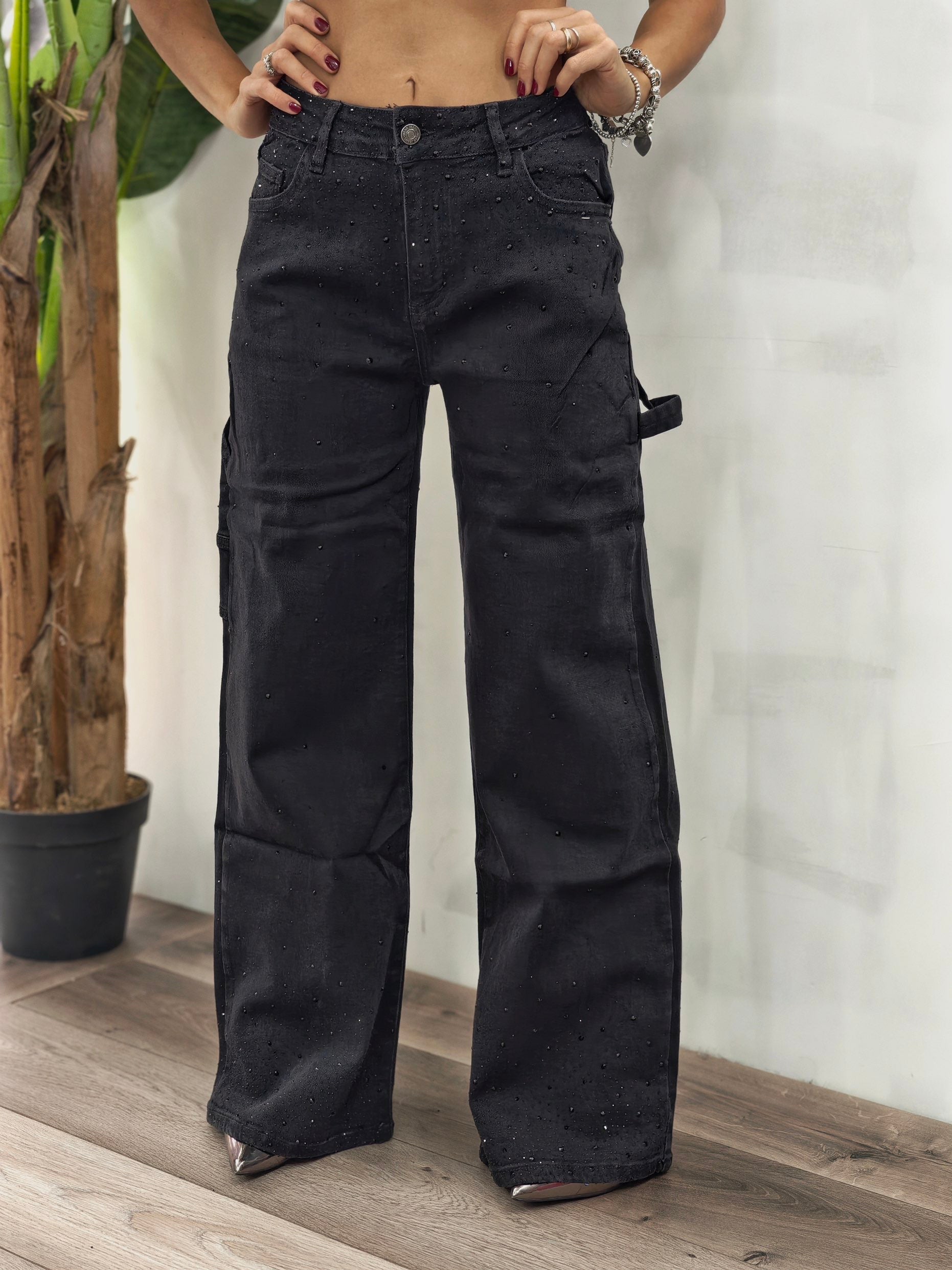 Jeans Black Sparkle