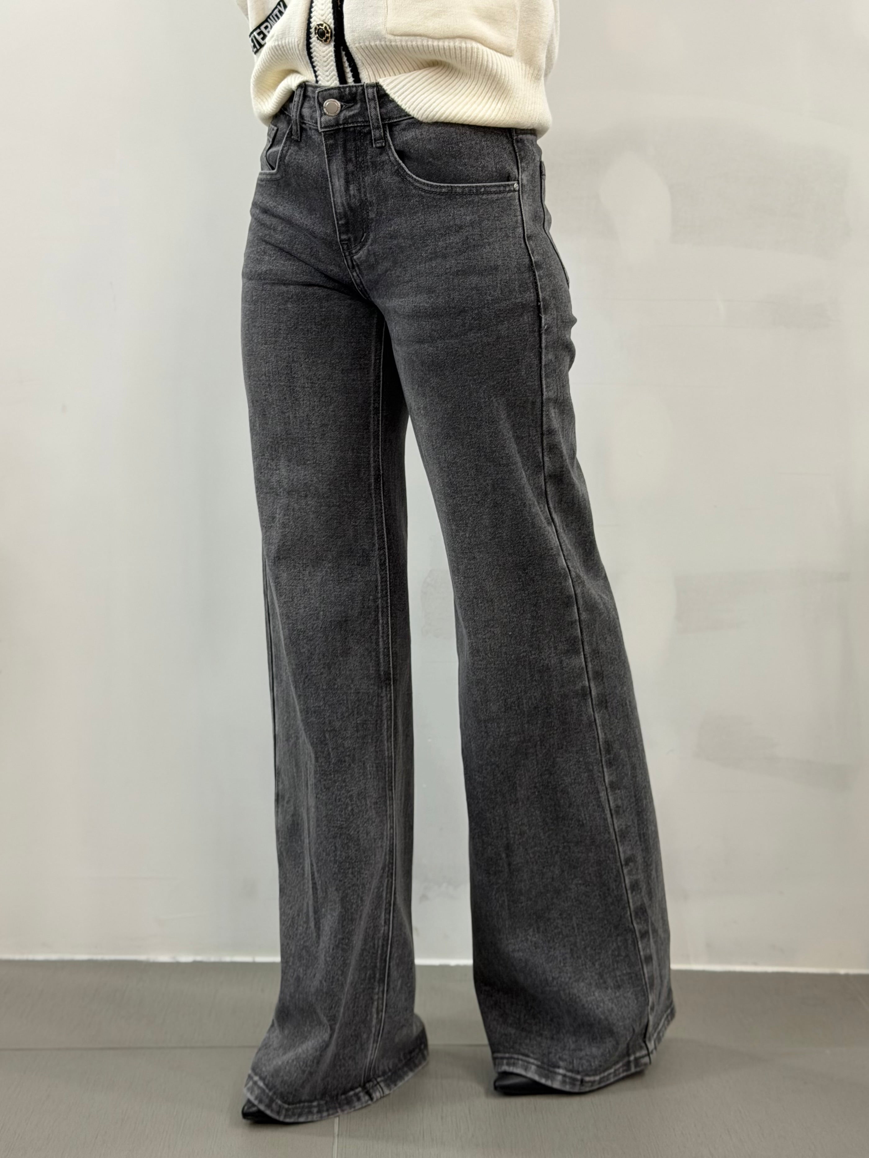 Jeans Palazzo Grey