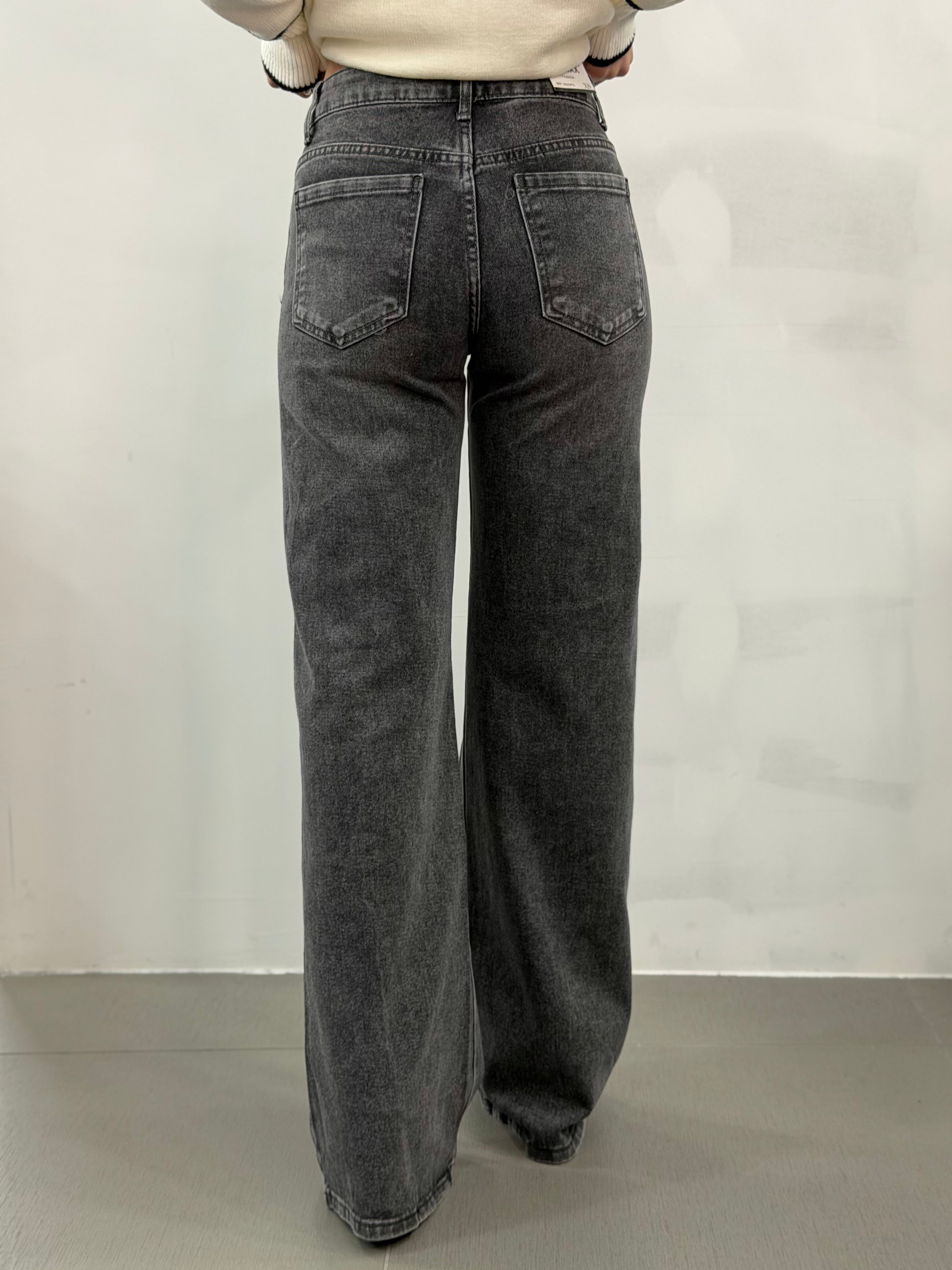 Jeans Palazzo Grey