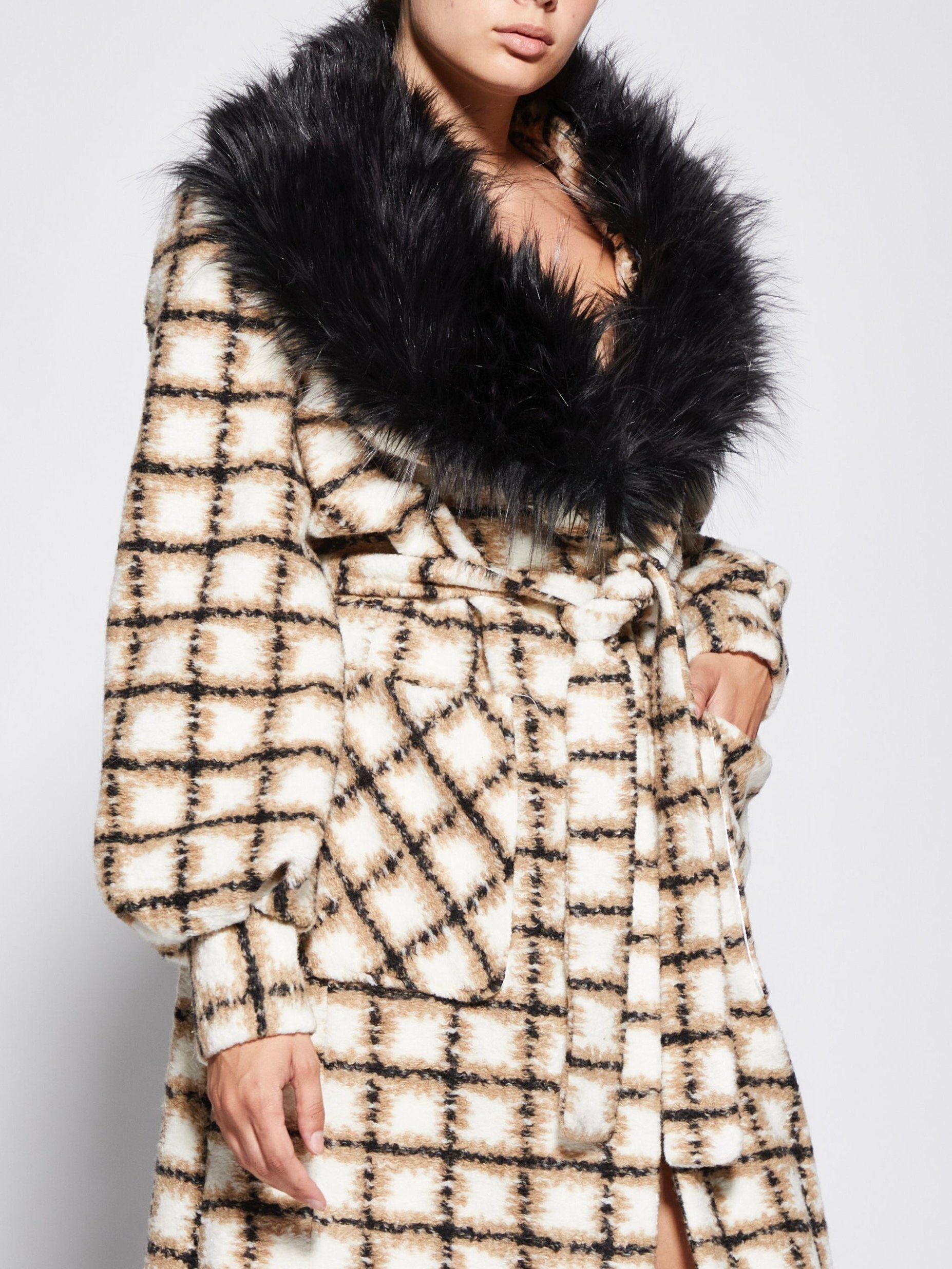 Giulia N. Cappotto Lungo Beige