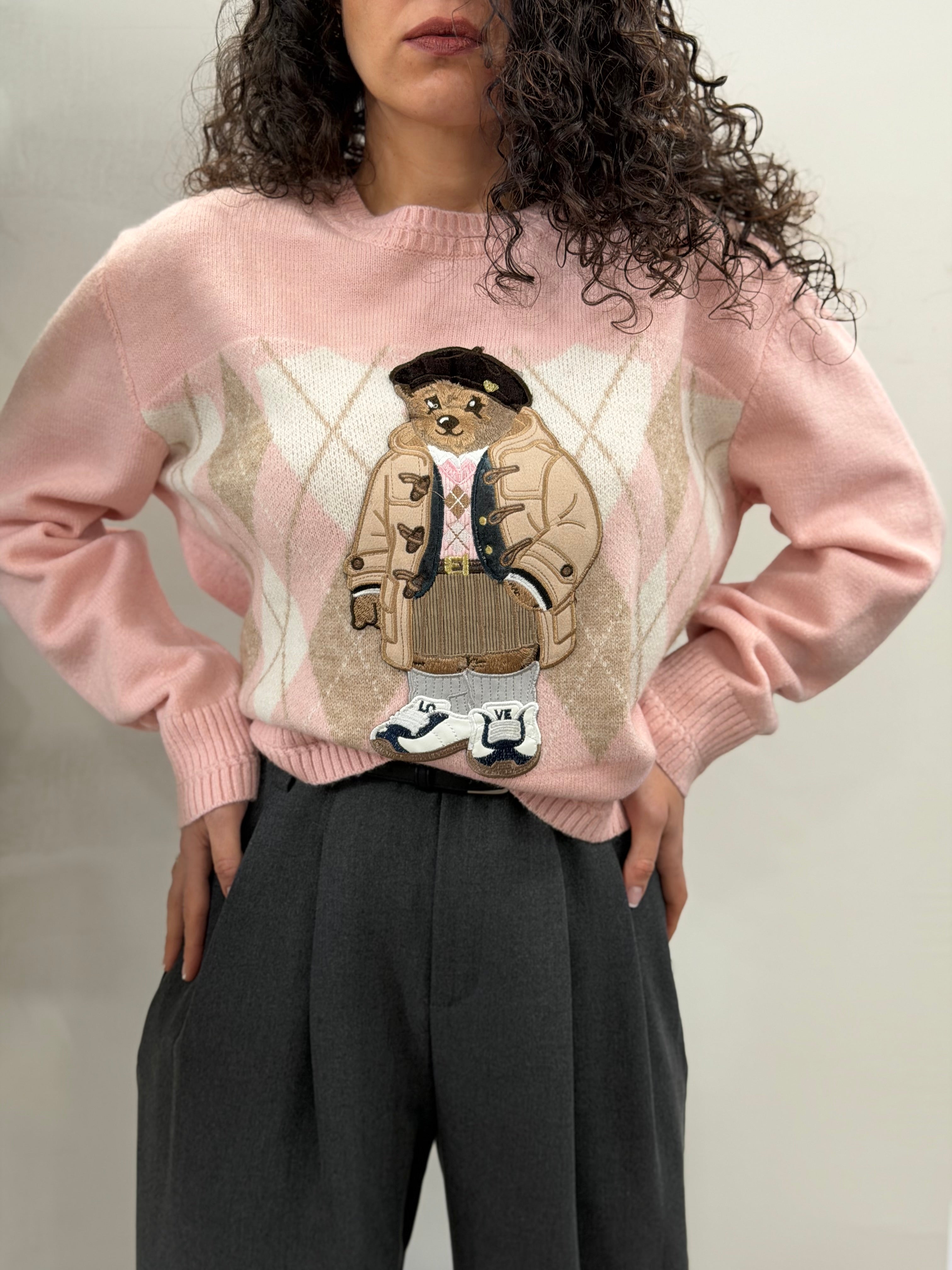 Maglia Teddy Rombi Pink