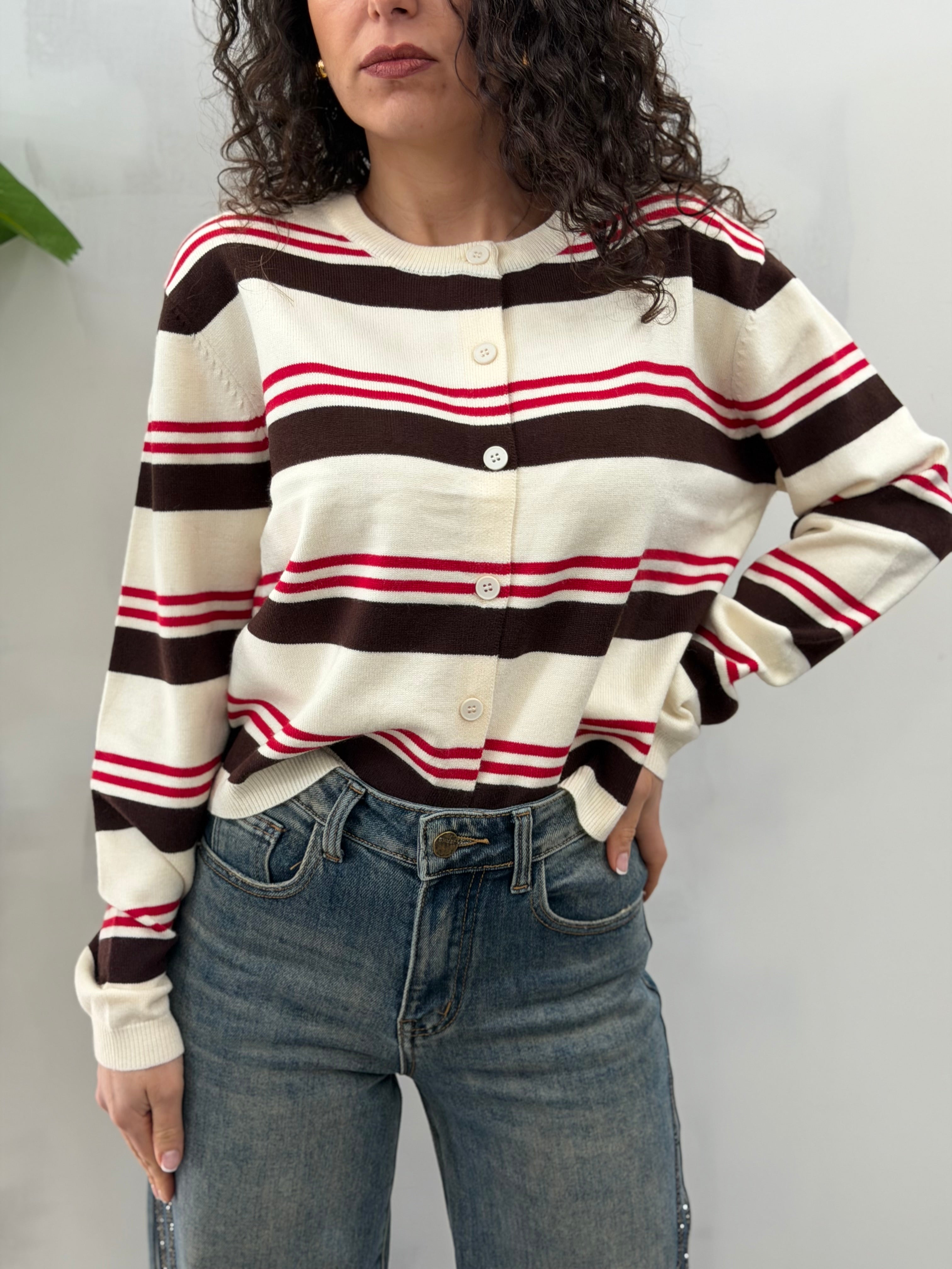 Cardigan Righe