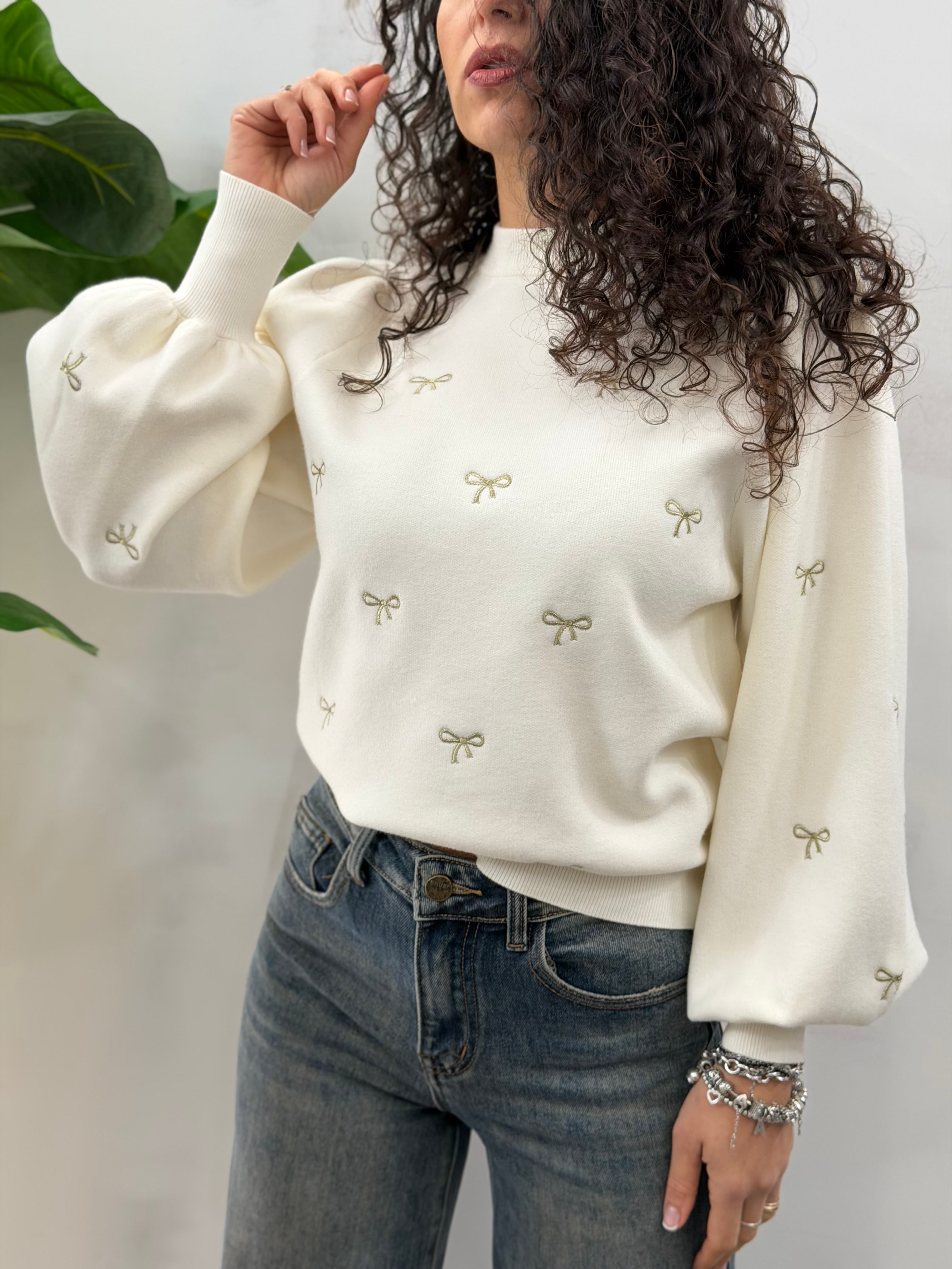 Pull Fiocchetti Bianco