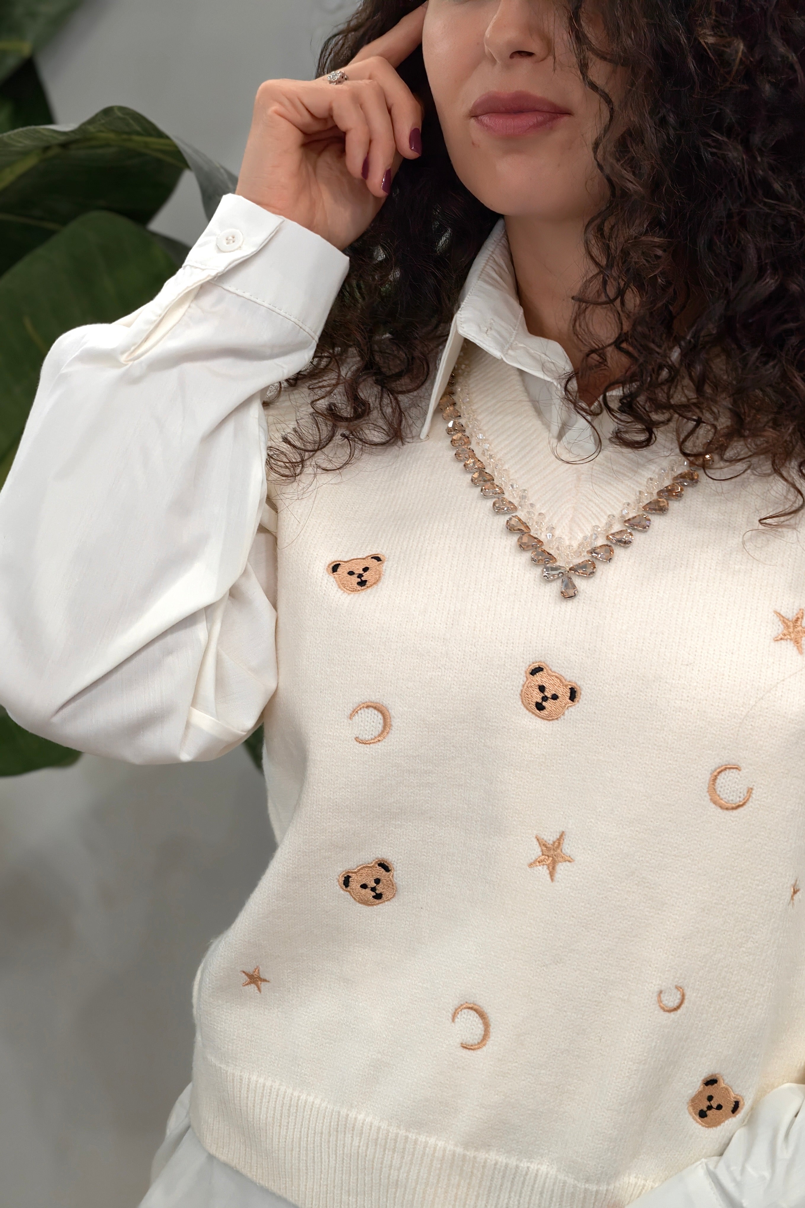 Gilet Camicia Teddy