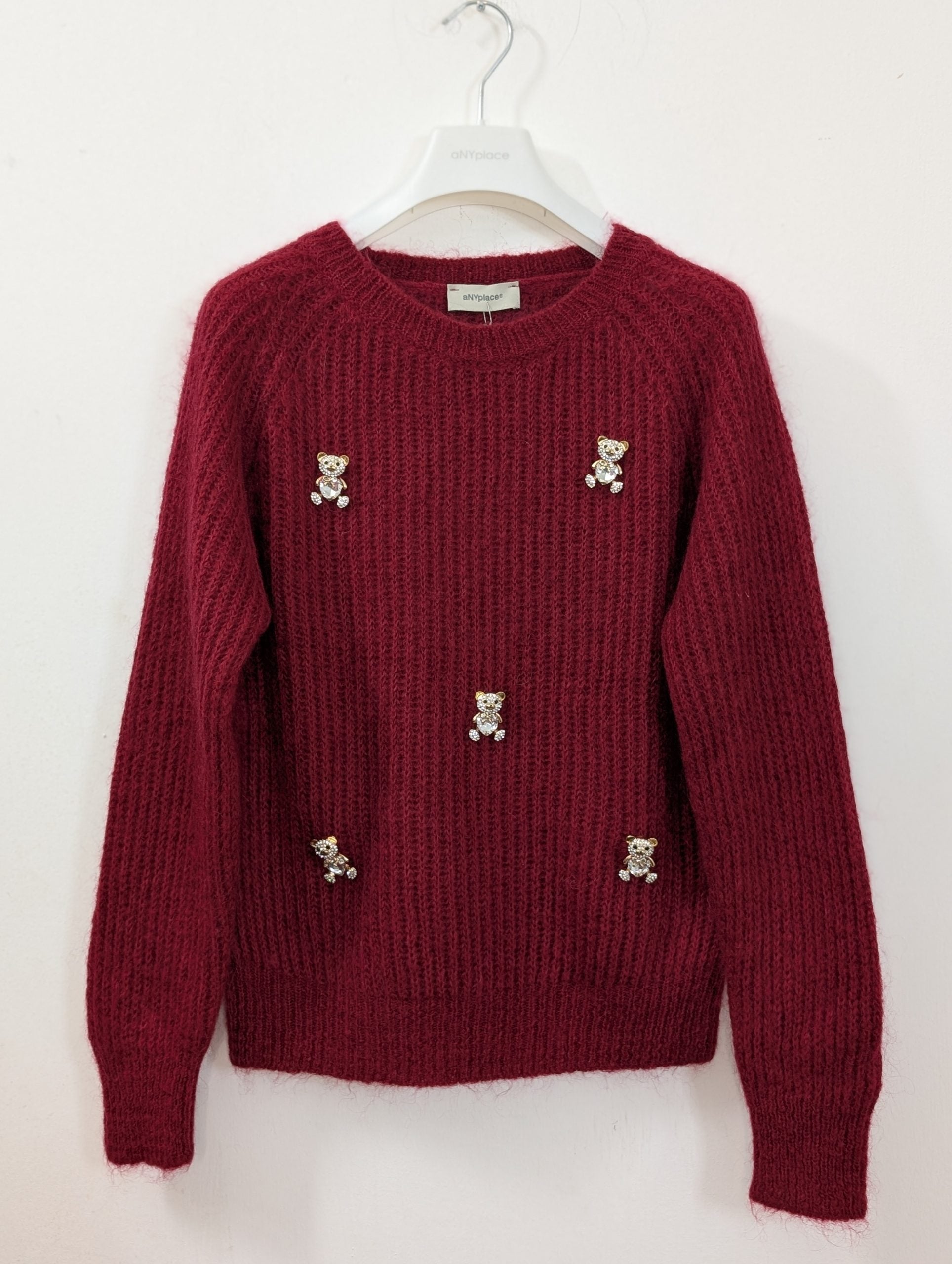 AnyPlace Pull Teddy Red