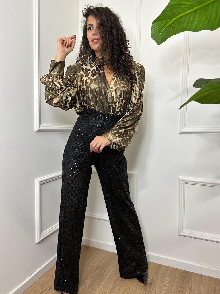 Queguapa Pantalone Paillettes