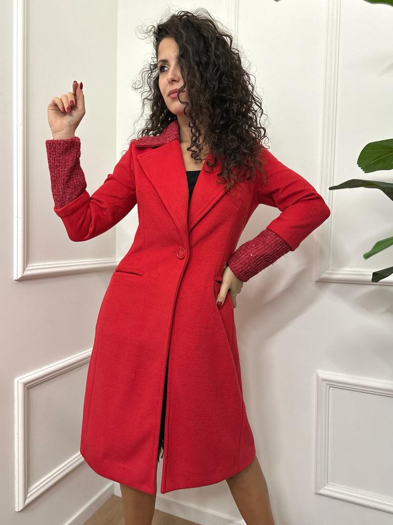 Roberta Biagi Cappotto Rosso