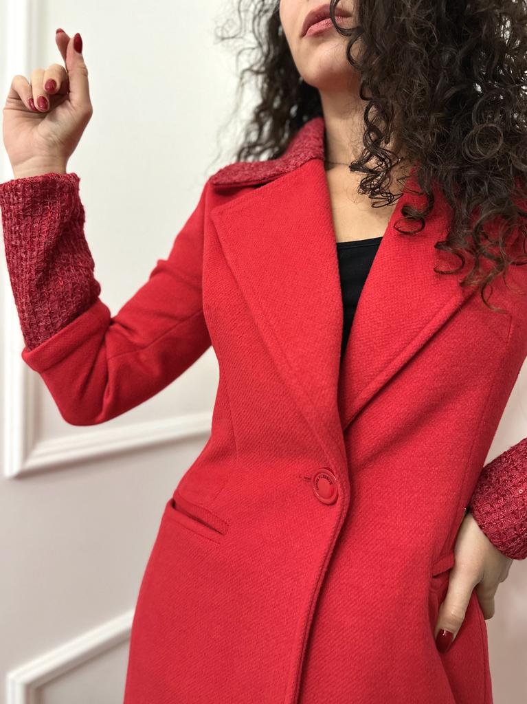 Roberta Biagi Cappotto Rosso